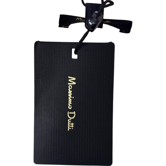 Massimo Dutti Womens Midi Dress Size S off White Halter Neck 6662/632 NWT - Picture 6 of 11